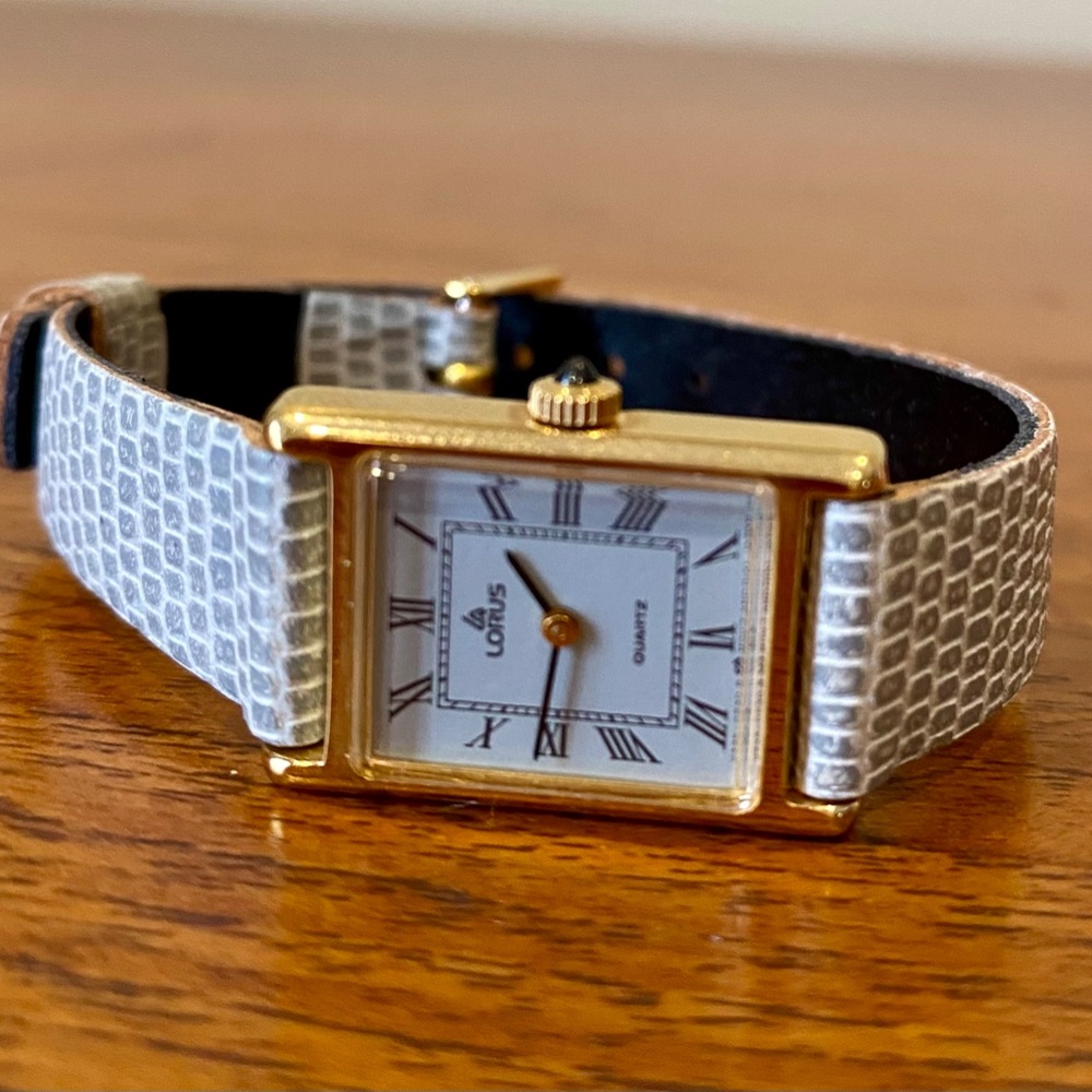 Seiko Gold and White Women's Watch